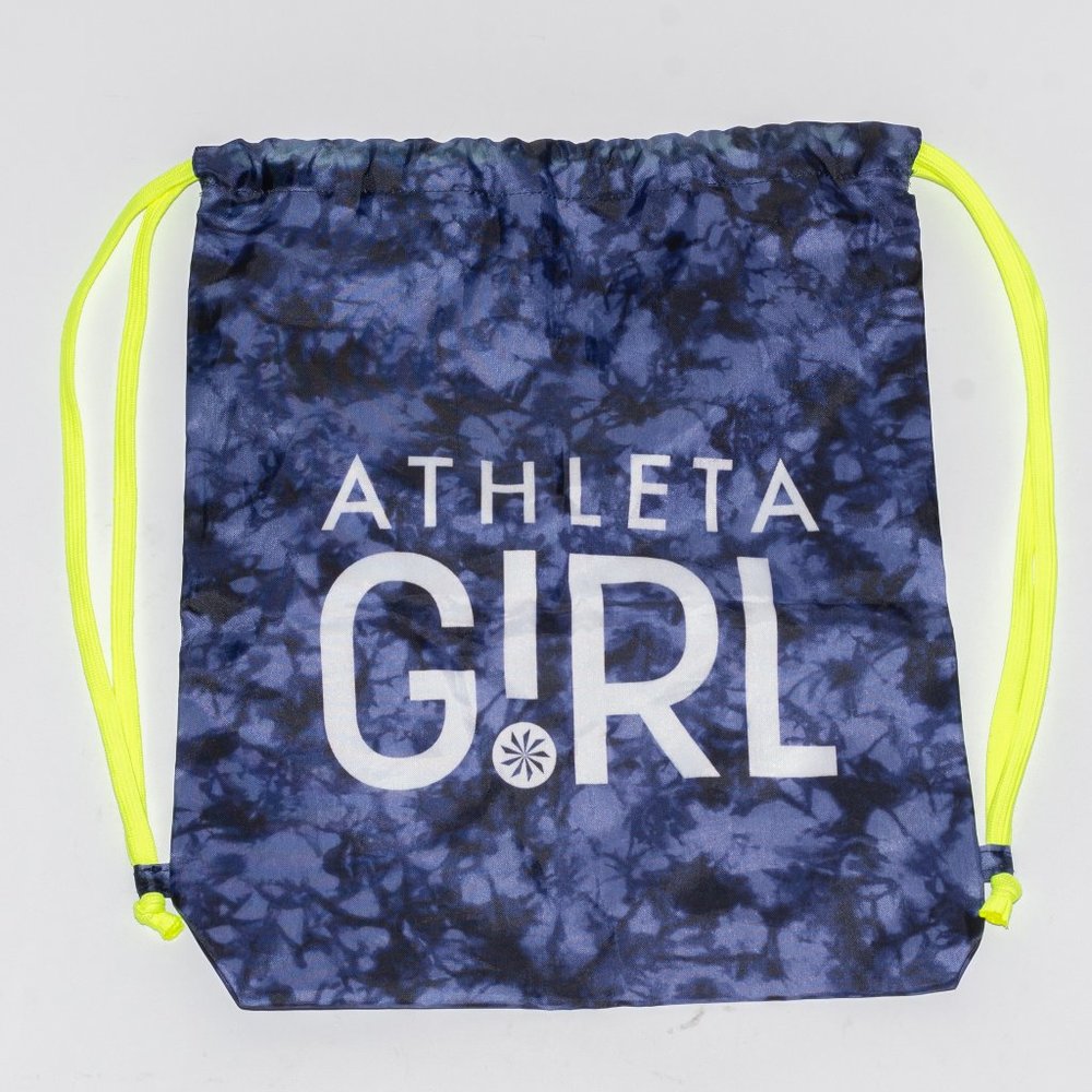 Athleta Girl Drawstring Blue Small Bag